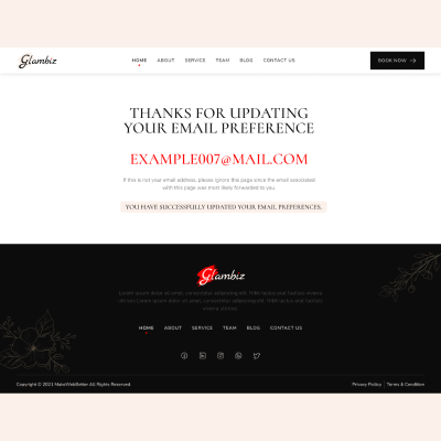 Subscriptions Confirmation